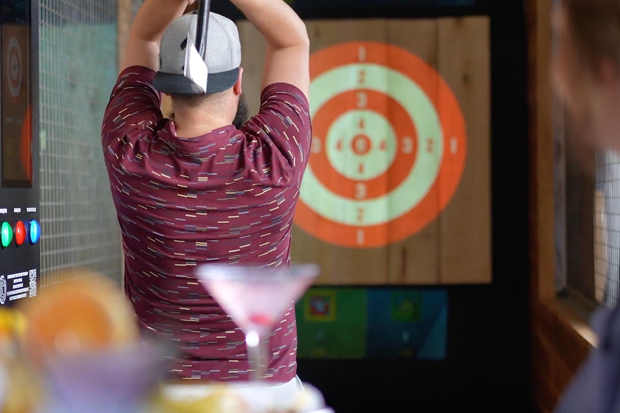 Axe throwing in Westerville, Ohio